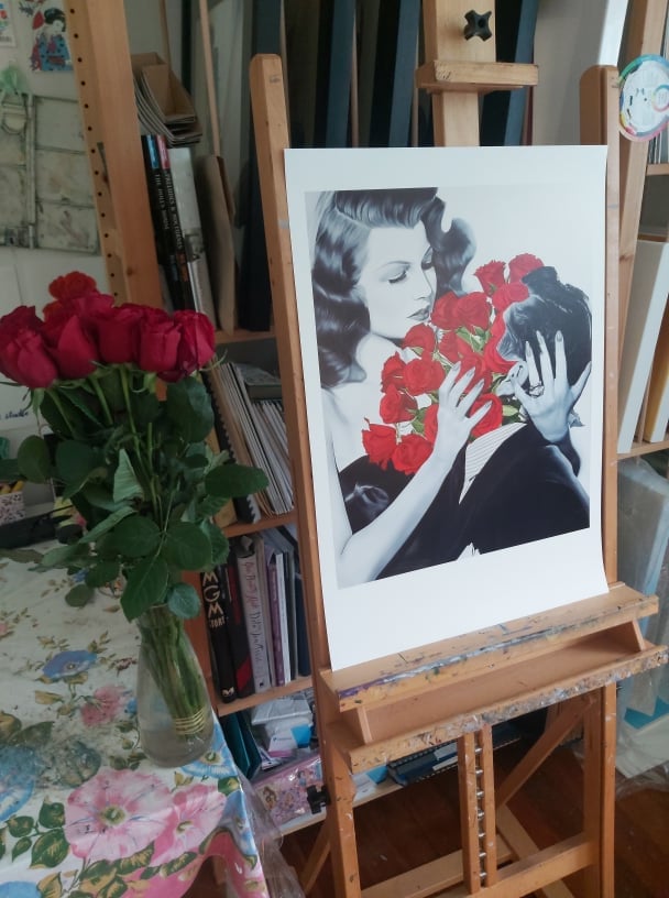 Head of Roses 16' x 20" Print