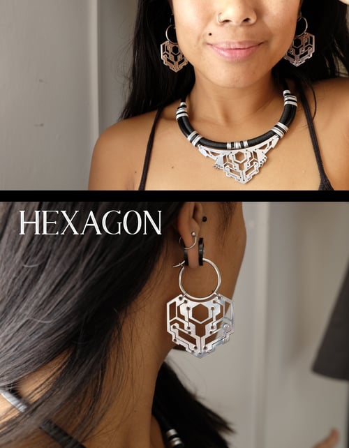 Image of Pre order Circuit earrings