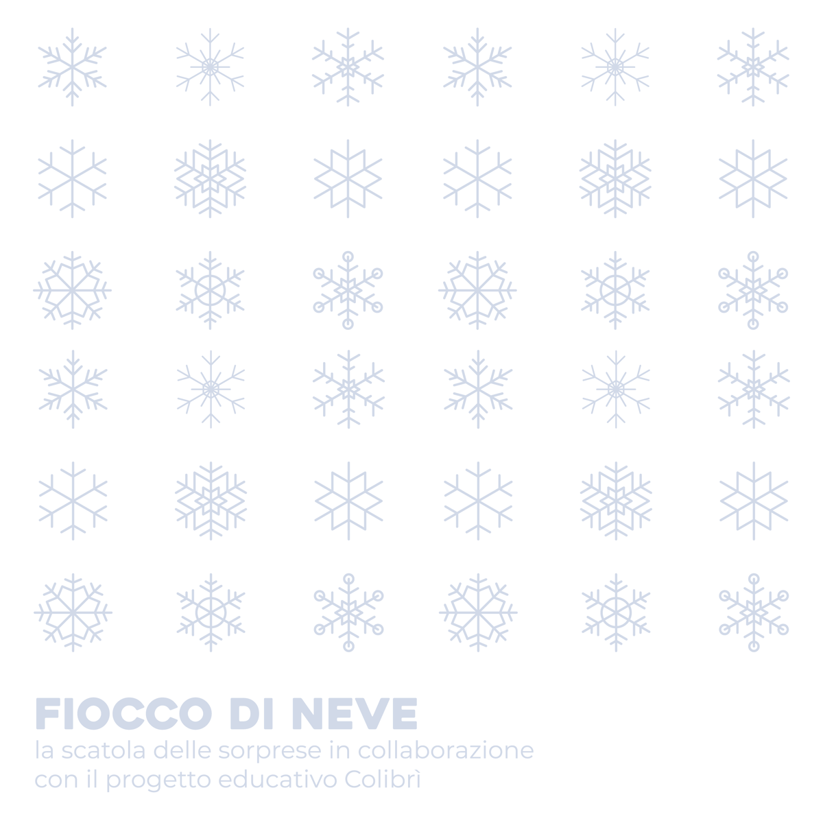 Image of Scatola Fiocco di Neve