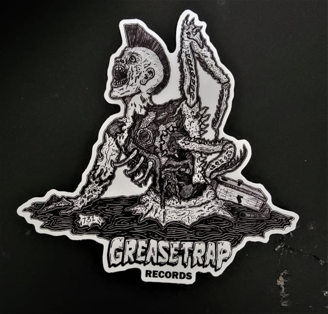 Melted Greaseman - Daddy Sized (5"x5")