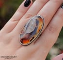 Image 2 of Montana Agate Statement Ring Size US 8 