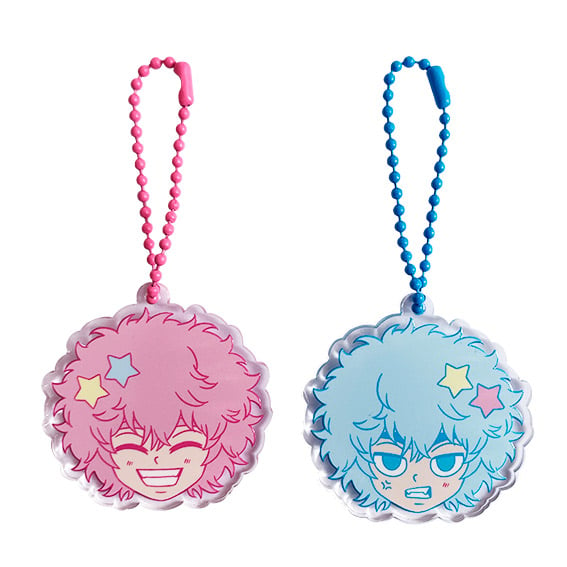 Image of Little Twin Stars Smiley and Angry keychains