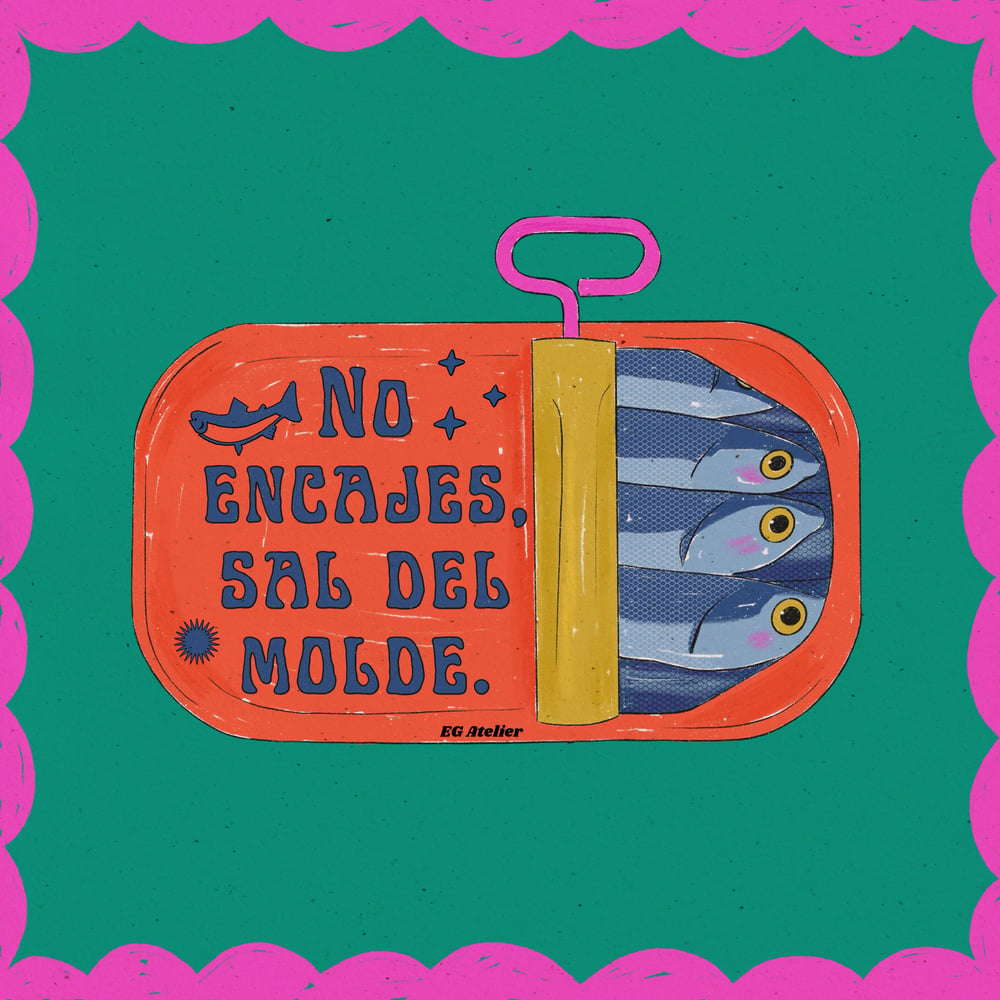 Image of Not Your Average Sardine sticker