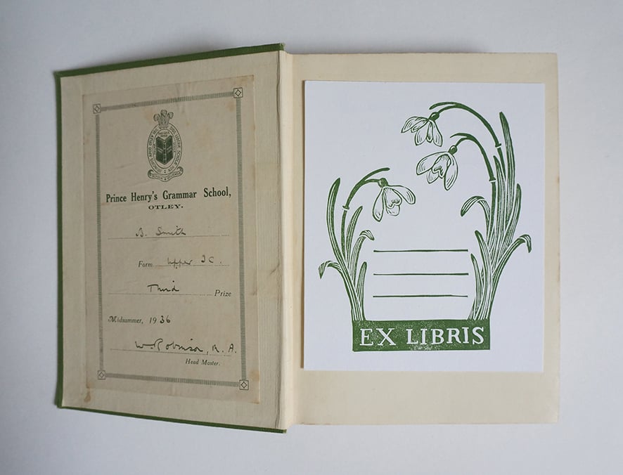 Image of Ex Libris - Snowdrop Book Plate