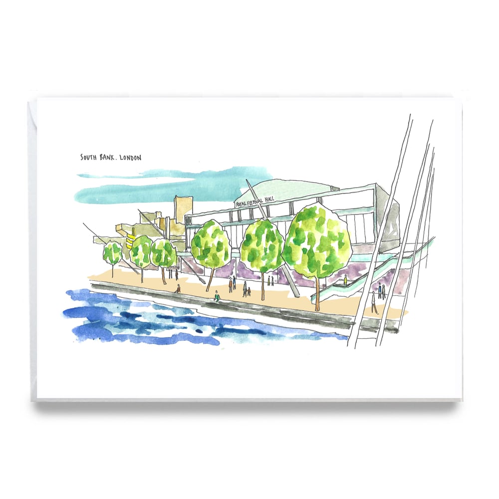 Image of london south bank greetings cards
