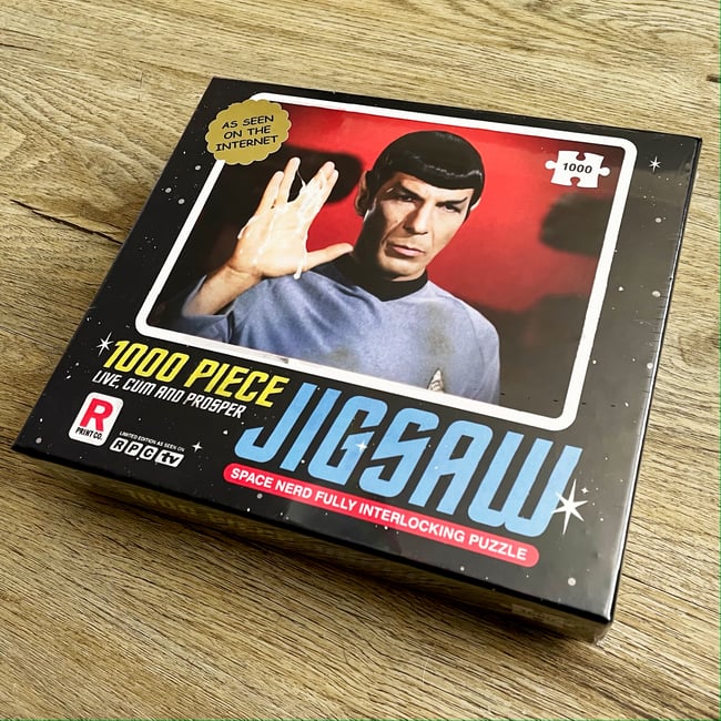 SPACE NERD FULLY INTERLOCKING PUZZLE  *1000 PIECE JIGSAW*