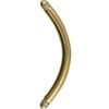 Bardot - Banana Barbell 24K Gold PVD Without Balls (Surgical Steel, 1.2 mm)