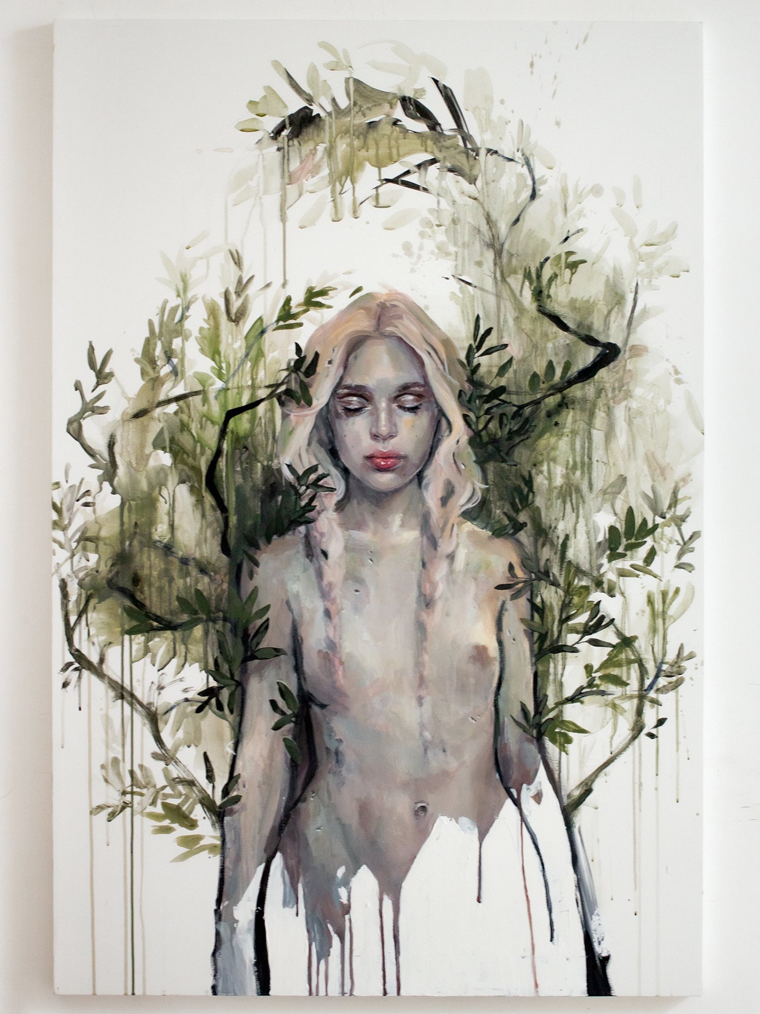 Agnes-Cecile rising nymph (80x120 cm)