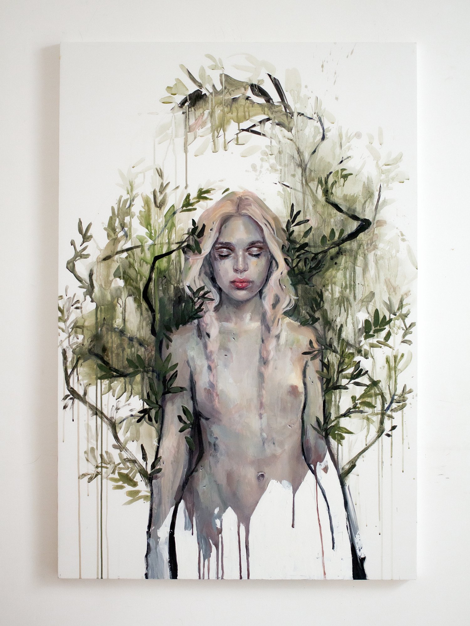 Agnes-Cecile rising nymph (80x120 cm)