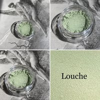 Louche - Matte Creamy Pale Green Eyeshadow - Vegan Makeup Goth Gothic