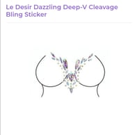 Le Desir Dazzling Deep-V Cleavage Bling Sticker