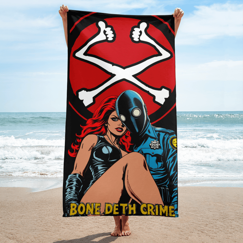 Image of Crime Sex Beach Towel 