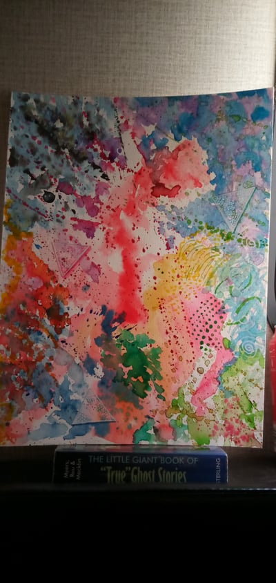 Image of Abstract Watercolor painting