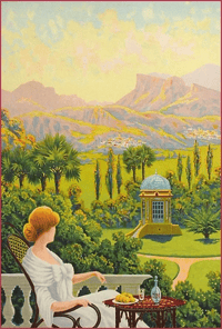 Image 1 of Art Print Garden Folly in Desert