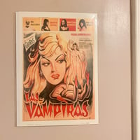 Image 2 of Art Print Las Vampiras Mexican Movie Poster