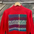 Wavy Leaves Sweater - Red Angora Image 2