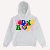 TODAYS RIOT RAINBOW HOODIE ( GRAY) 