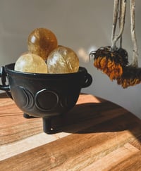 Honey Calcite Sphere