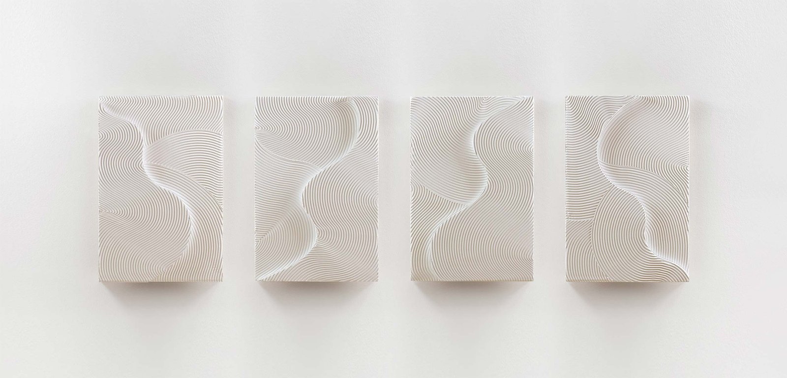 Image of Waves Relief · White No. 1