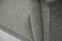 Image 4 of Fauteuil carrée chiné bleu et vert