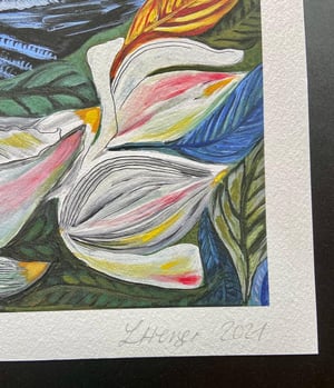 Black Swan, Fine Art Print, Echt-Büttenpapier