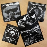 Image 2 of DROPDEAD Pins / Stickers + Postcard Packs