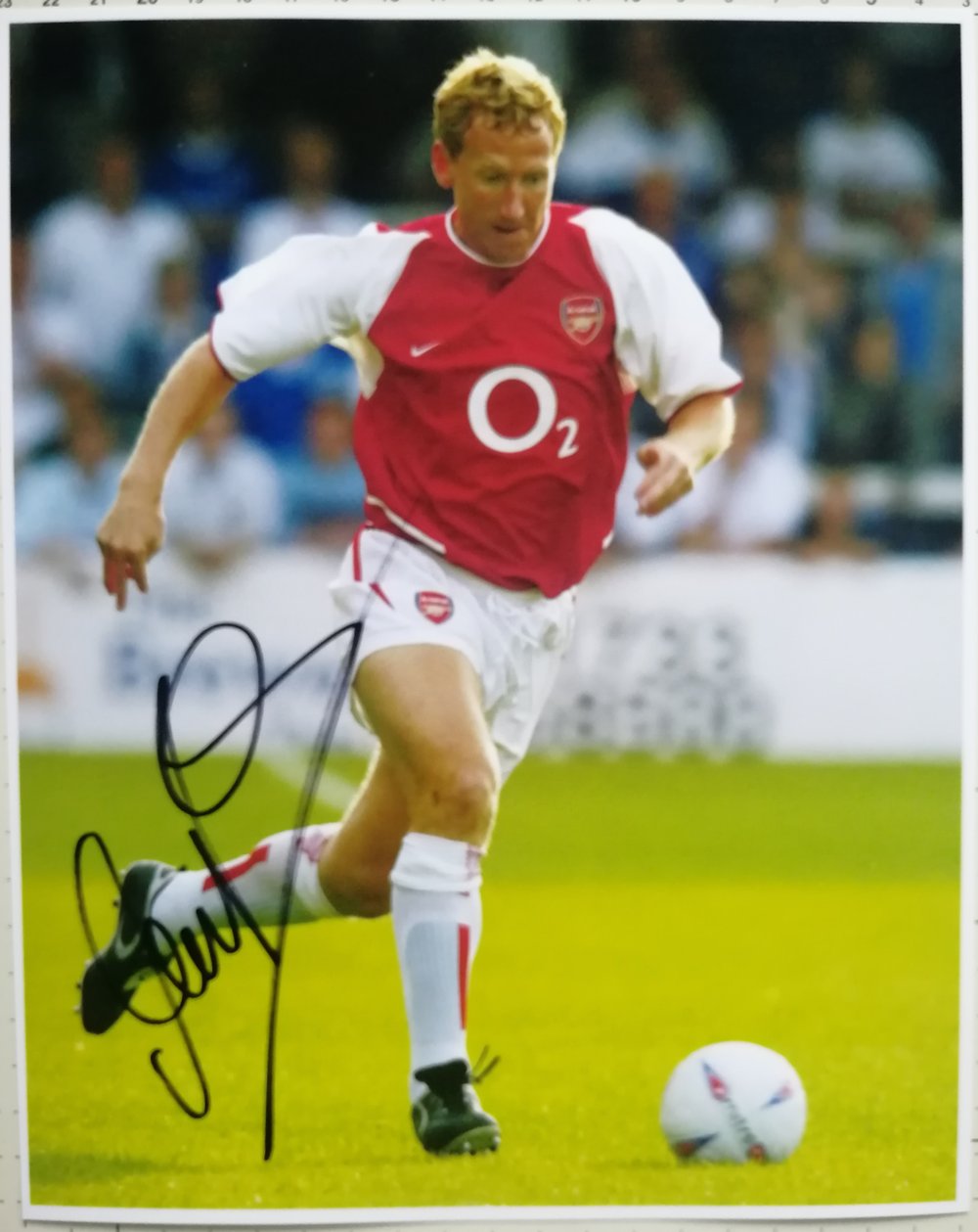 Arsenal Legend Ray Parlour Signed 10x8