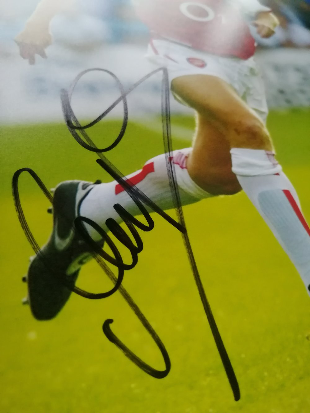 Arsenal Legend Ray Parlour Signed 10x8