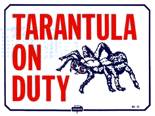 TARANTULA ON DUTY