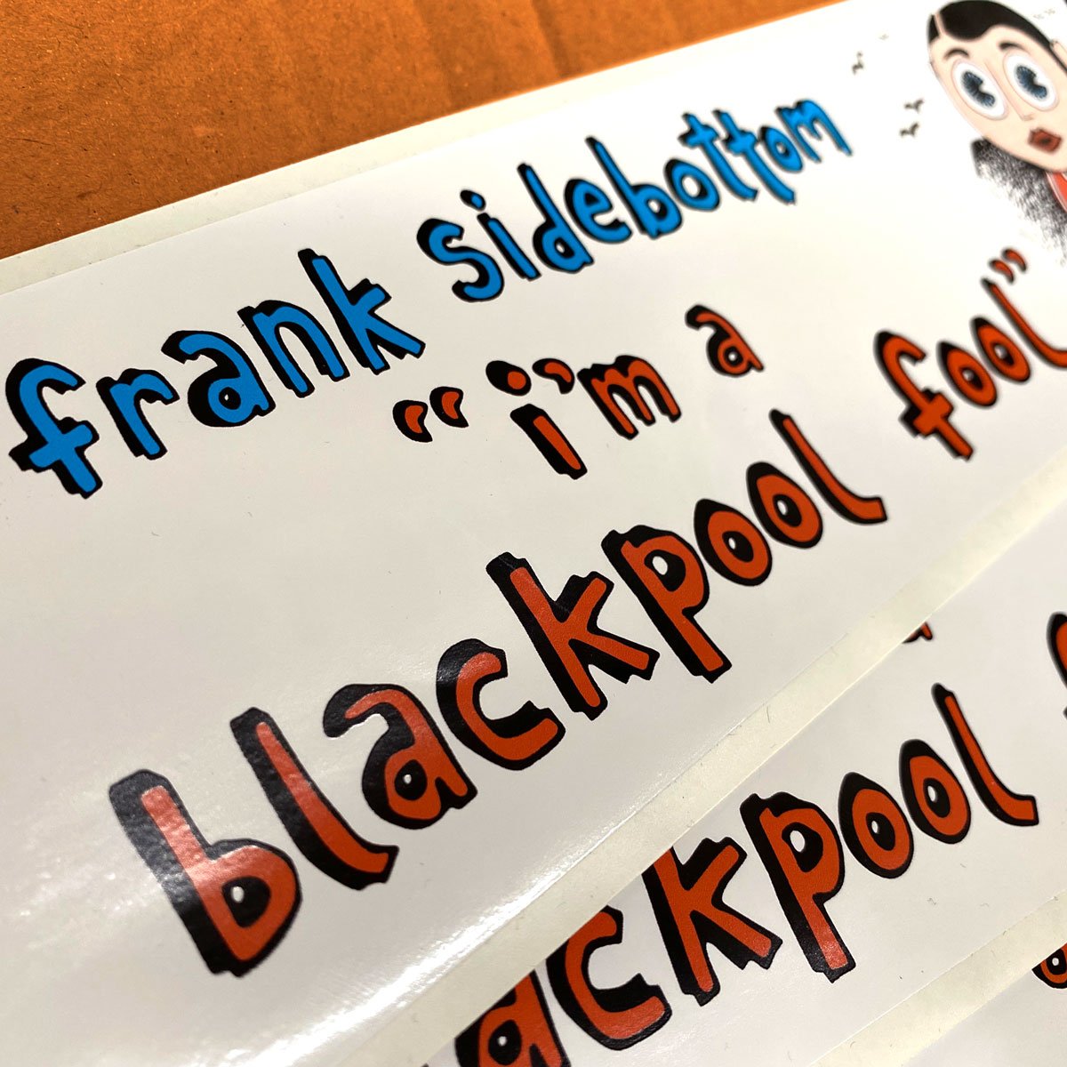 Image of 'Blackpool Fool' Bumper Sticker