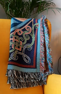 Image 3 of The Salmon Of Knowledge Throw Blanket