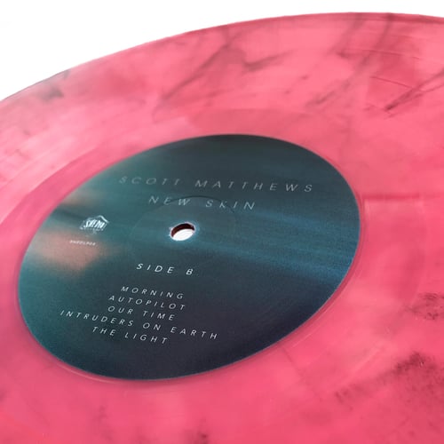 Image of  Scott Matthews - New Skin - Signed limited edition pink vinyl