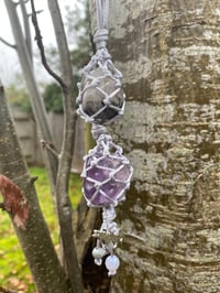 Image 2 of Wolf Spirit - Macrame Pendant