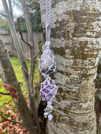 Image 1 of Wolf Spirit - Macrame Pendant
