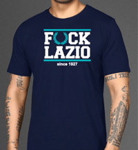 Image 2 of t shirt f*ck lazio since 1927