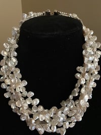 Image 1 of Multi-strand Keshi pearl Necklace