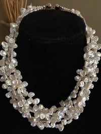 Image 4 of Multi-strand Keshi pearl Necklace