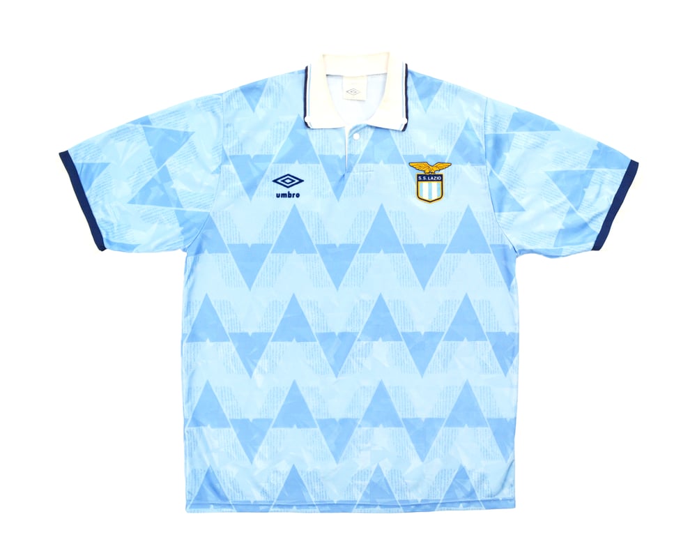 Image of 1990-91 Umbro Lazio Home Shirt L