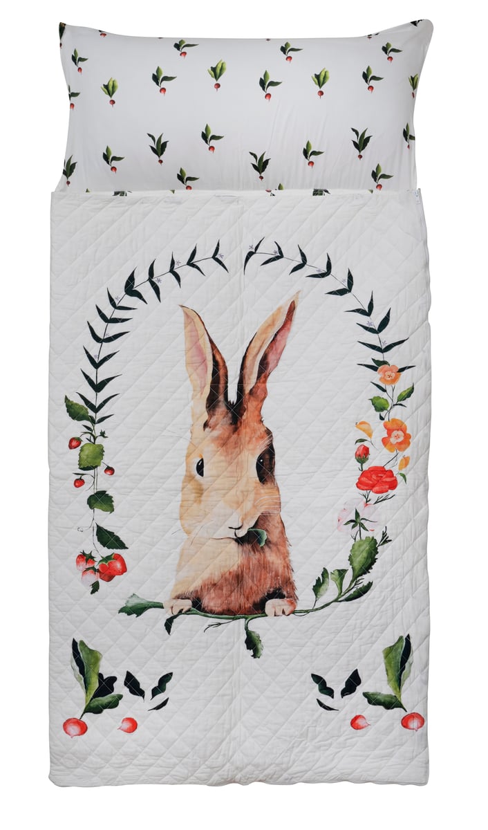 Bunny & Radish Reversible Sleeping Bag | Ottoline Interiors