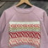 Wavy Leaves Sweatshirt - Dusty Rose Image 2