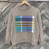 Wavy Leaves Sweatshirt - Beige Stripe Image 2