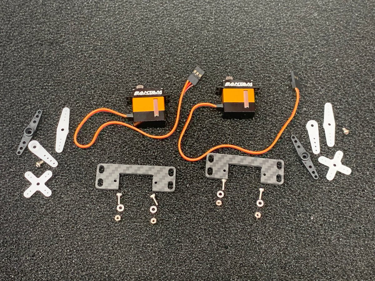 Vanquish VS410 Phoenix micro servos and adaptors for dig and OD