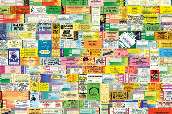 Image of Ticket Stubs Wrapping Paper 2 PACK