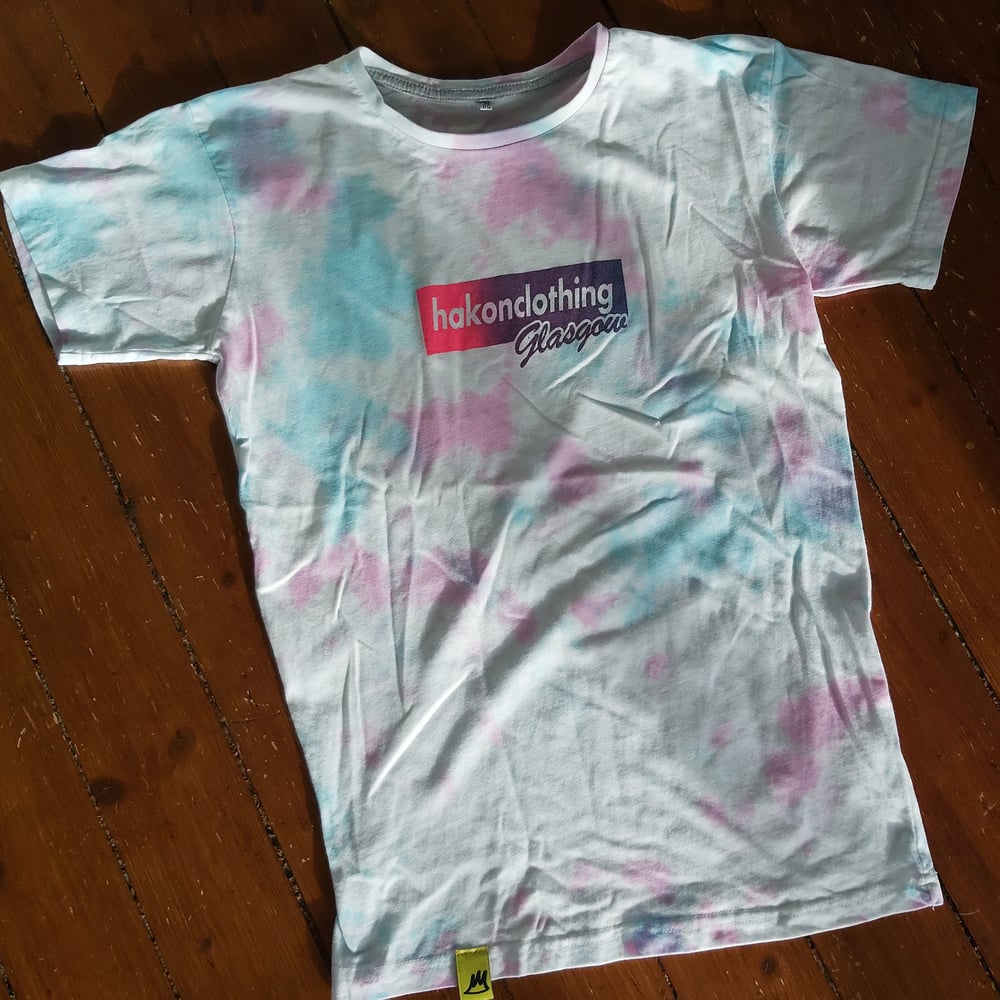 Image of Kids Wee Glasgow Banner / Purple Marble - Tie Dye