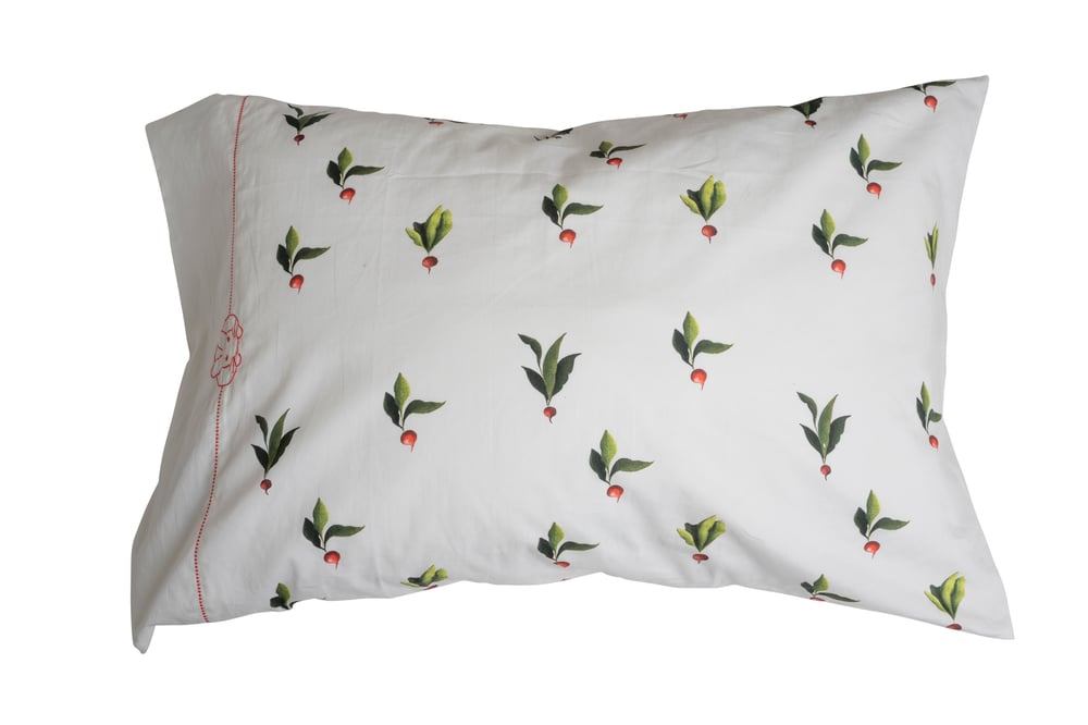 Image of Radish pillowcase