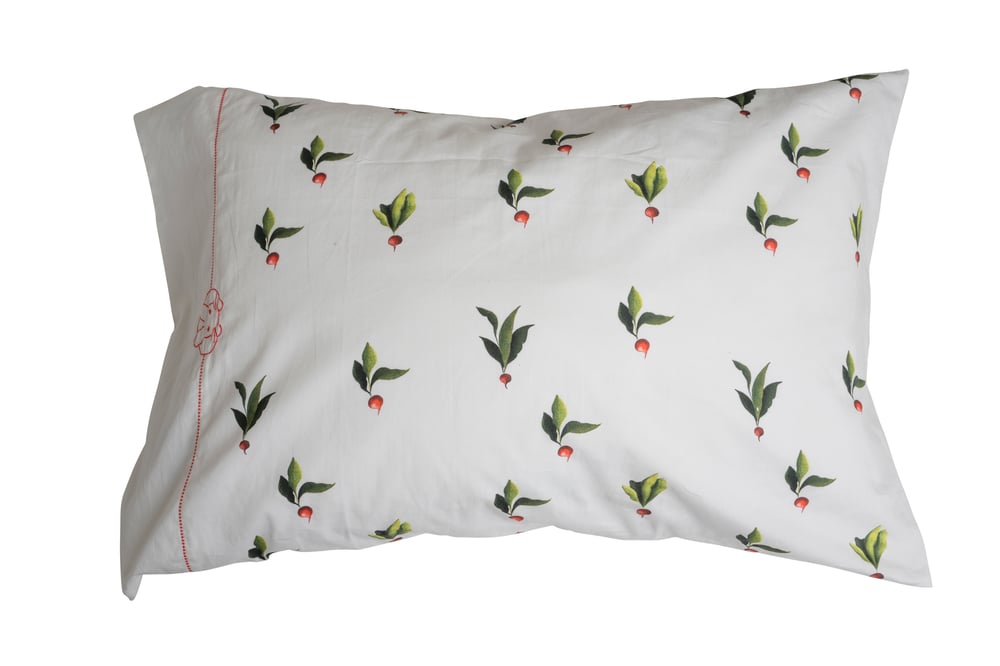 Image of Radish pillowcase set