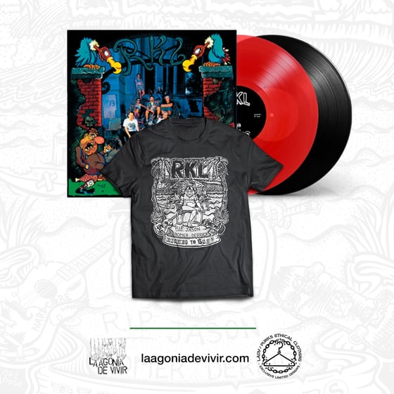 Image of PRE-ORDER NOW! R.K.L. riches to rags BUNDLE (LP 2nd press + tshirt)