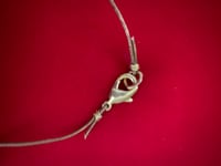 Image 3 of Potato Pearl Necklace on Leather