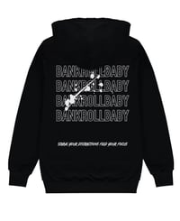 Image 2 of BLACK SPLATTER HOODIE