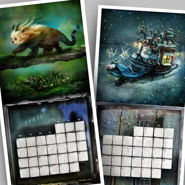 Art Calendar 2022 Alexander Jansson Shop